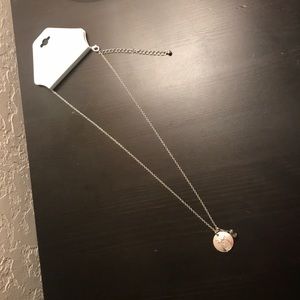 Pineapple Necklace w/clear charm